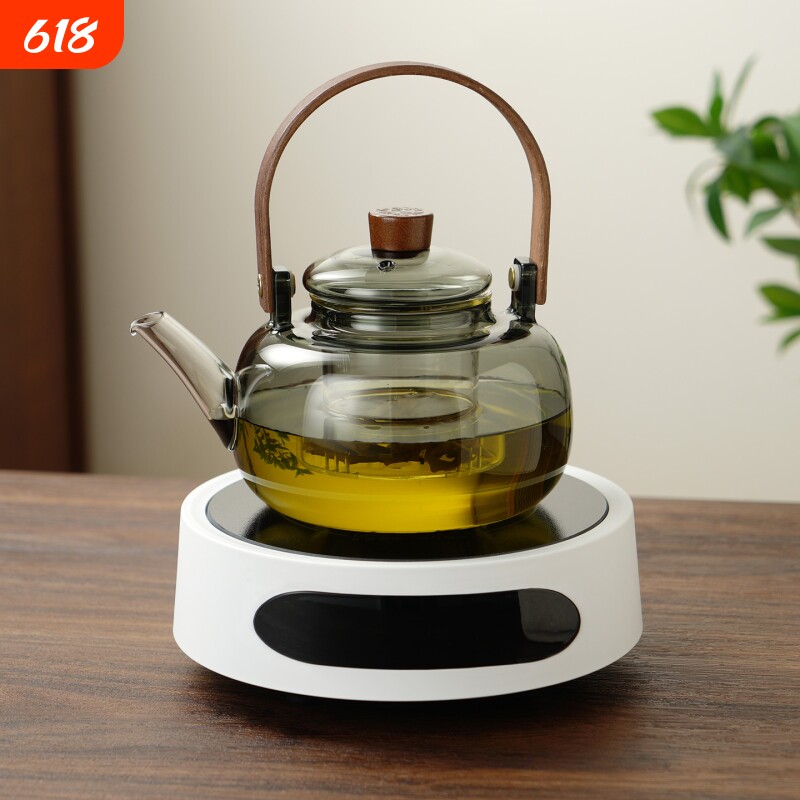 玻璃煮茶壶2025新款围炉家用提梁壶大容量泡茶壶电陶炉烧水壶套装