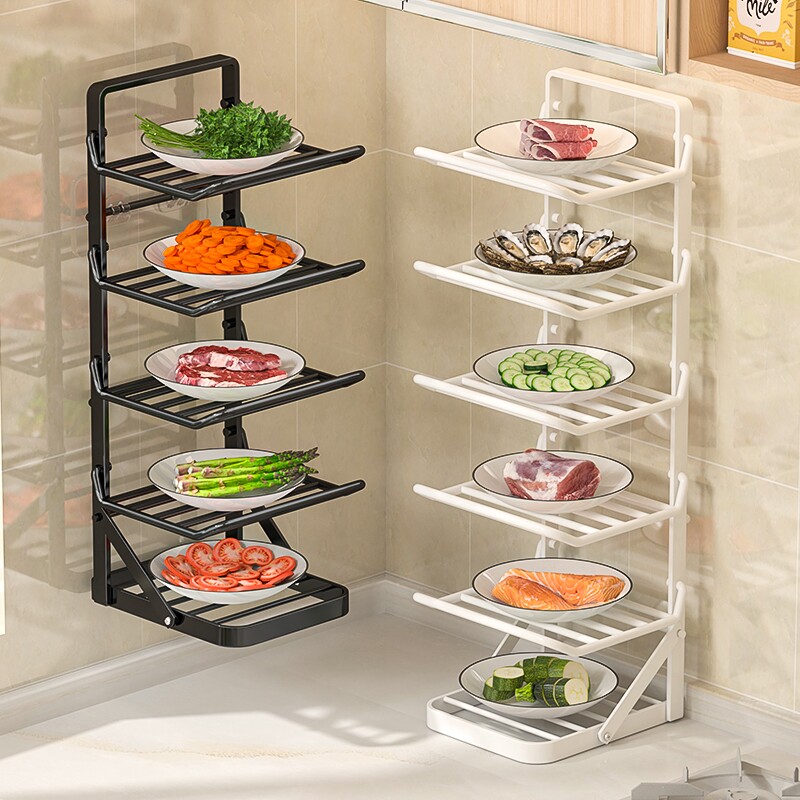 厨房备菜盘置物架台面多层配菜盘家用多功能菜盘收纳架放菜储物架