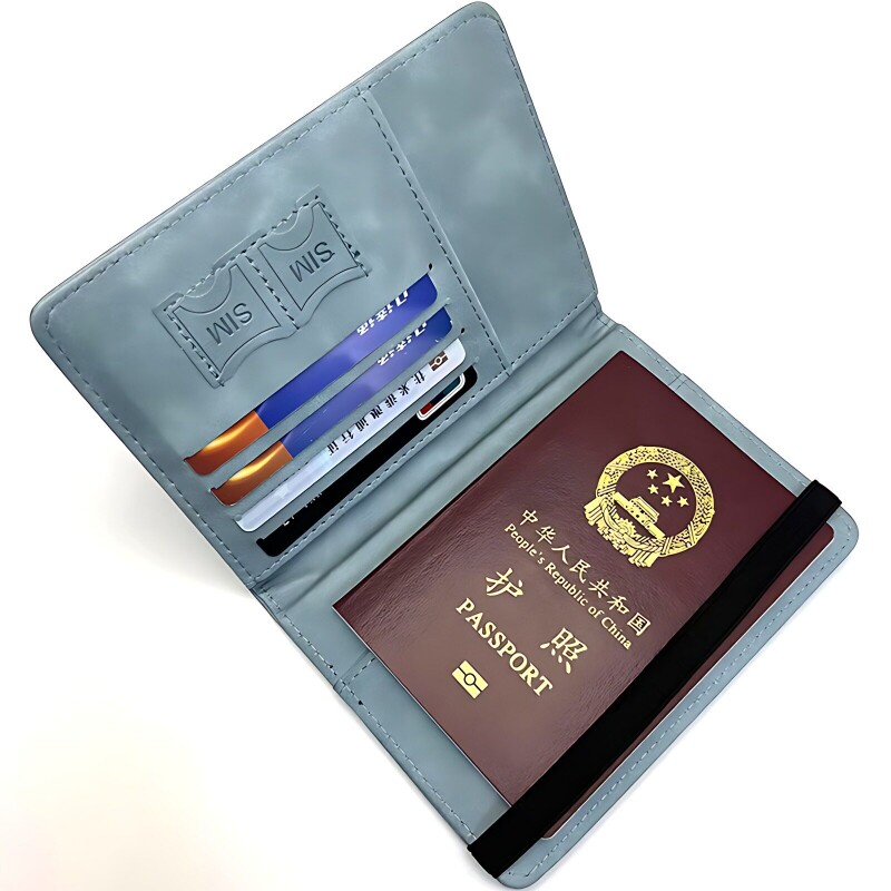 护照包保护套防盗刷证件收纳包图片
