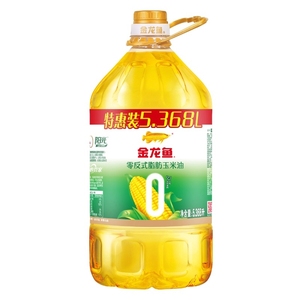 金龙鱼零反式脂肪玉米油5.368L 非转基因压榨