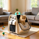 猫背包猫包便携外出透气双肩猫书包宠物猫咪背包防应激大容量猫笼