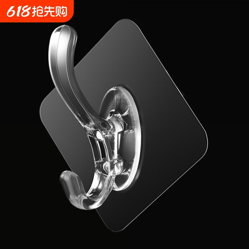 衣帽挂钩免打孔衣服挂钩强力粘胶挂墙上无痕承重门后粘钩墙壁粘贴
