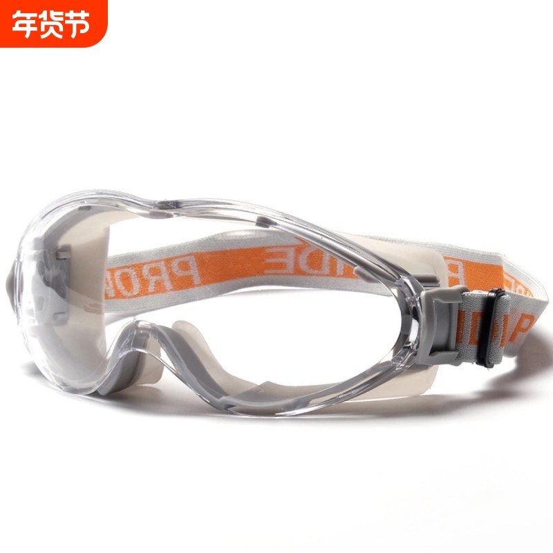 跨境透明护目镜劳保防护眼镜EF15A骑行防风防尘防冲击运动眼镜
