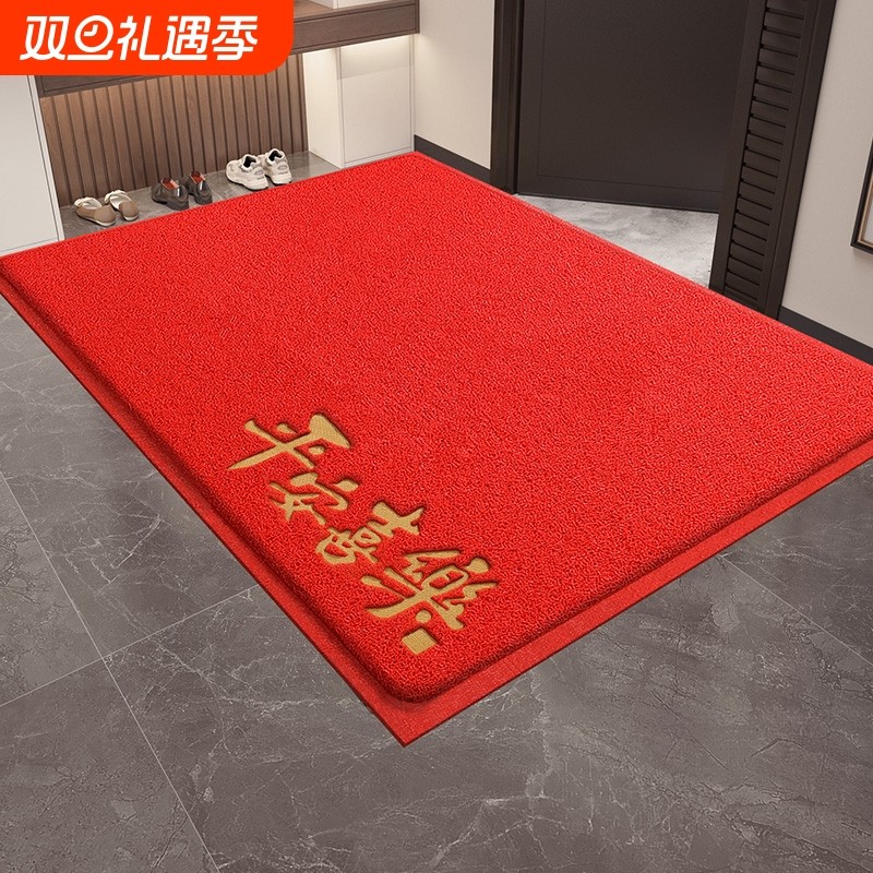 入户门丝圈除尘防滑地垫