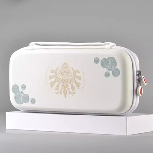 适用于switch收纳包oled硬壳卡通可爱便携包NS全套配件整理包lite宝可梦马里奥保护壳套塞尔达王国之泪收纳袋