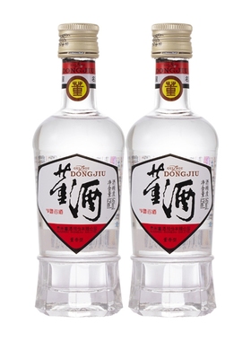经典复刻董酒白标小酒54度125ml*2瓶董香光瓶小酒版瓶装酒水白酒
