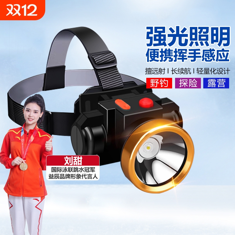 强光头灯充电超亮可调节
