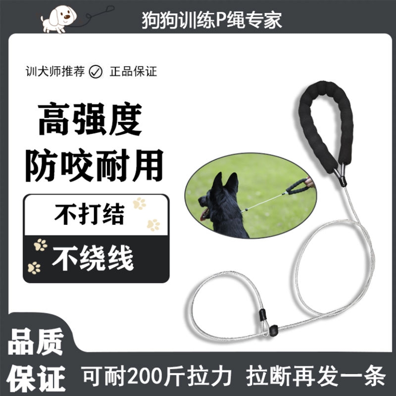 狗狗牵引绳防爆冲p绳狗项圈p链狗绳大型犬小型犬狗绳子防挣脱训练