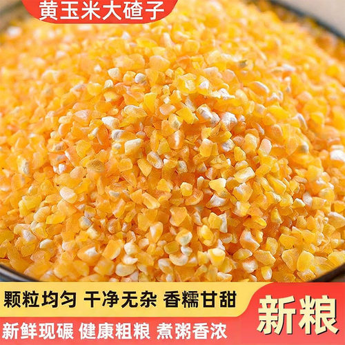 农家自种玉米糁：颗粒饱满无添加