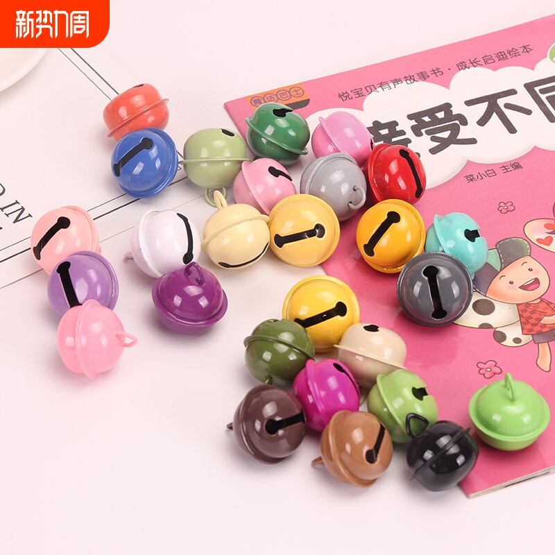 22mm金属铃铛糖果色宠物狗猫咪饰品铃铛配饰用品圣诞铃铛DIY挂