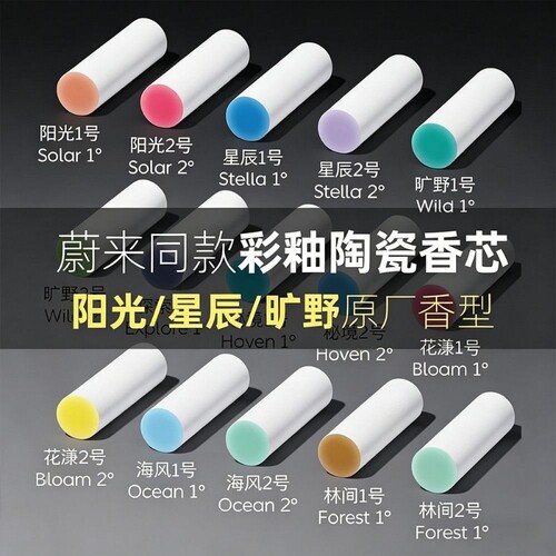 蔚来原厂同款专用车载香氛替换芯陶瓷香薰棒ES6 ES7 ES8 ET5T ET7