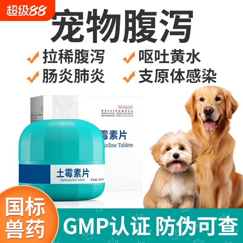 狗狗腹泻拉肚子抗菌消炎药消化道