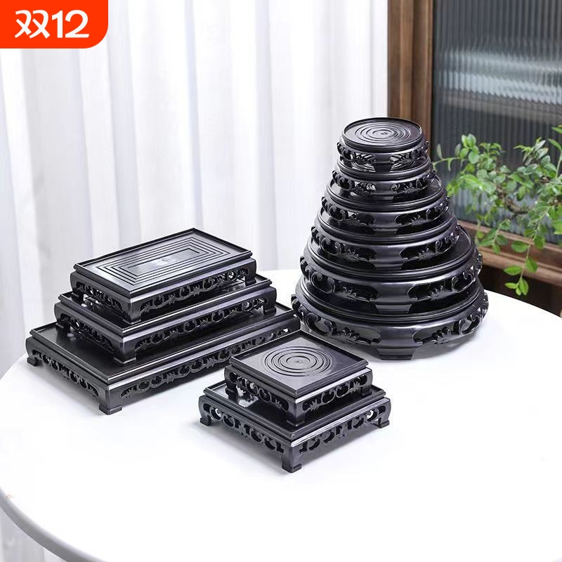 高脚长方形花盆底座|千人加购