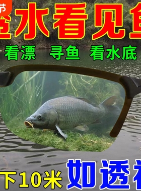 水深10米直接看到鱼钓鱼射鱼神器