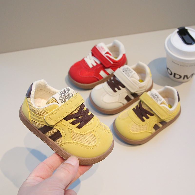 小白鞋女童秋季单网鞋网面透气2025新款儿童运动鞋中大童德训板鞋