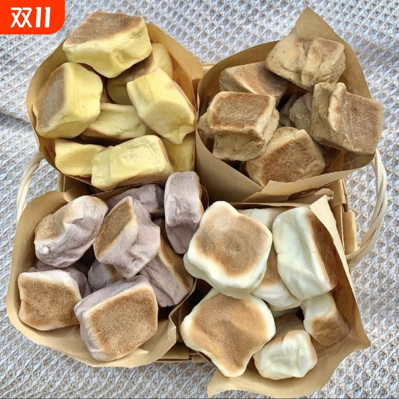 南瓜巧饼山东特产巧饼小火烧紫薯红枣巧饼巧果饽花喜饼馍馍手工馍