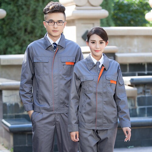 春秋长袖套装耐脏耐磨工作服热销