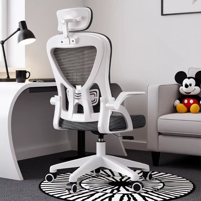 电脑椅人体家用办公椅子靠背旋转升降万向轮久坐座椅舒适支撑扶手