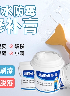防水补墙膏墙面修补白色墙缝隙填补胶腻子膏外墙漆乳胶漆防潮防霉