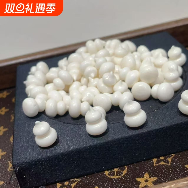 驼骨雕刻小葫芦DIY文玩配饰手串手链隔珠编绳挂件创意配饰