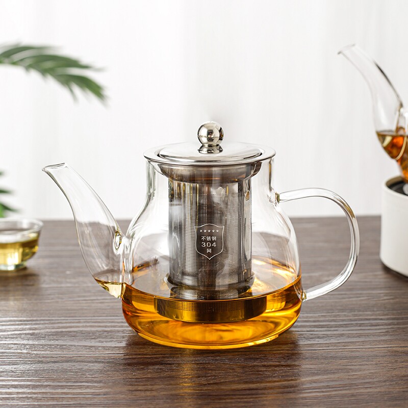 玻璃茶壶套装家用耐高温加厚大容量茶具过滤泡茶水壶冲煮茶器