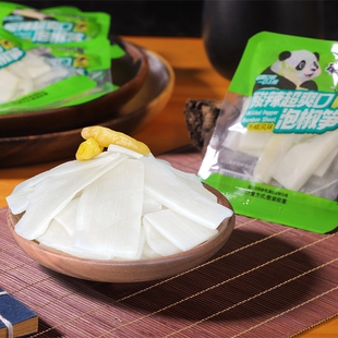 确食赞泡椒脆笋山椒脆笋片竹笋片新鲜嫩笋尖小包装解馋休闲零食