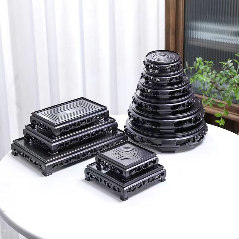 高脚长方形花盆底座|千人加购