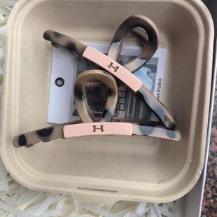 H豹纹大号抓夹女发夹后脑勺盘发鲨鱼夹发抓头发夹子头饰高级感