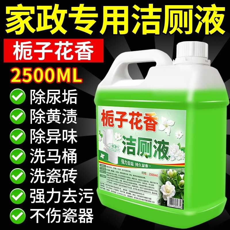 洁厕灵强力除垢除臭清香型液洗马桶厕所清洁剂去黄大桶栀子花去污