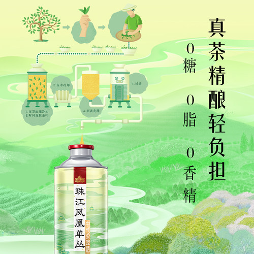 百补珠江凤凰单丛茶啤酒中式精酿啤酒980mL*1罐聚会新品尝鲜纯生