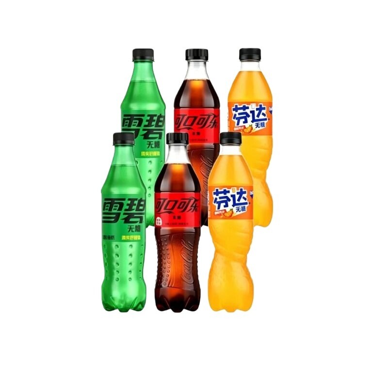 可乐无糖可乐雪碧芬达500ml*6图片