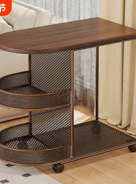 沙发边几可移动侧边柜客厅茶几置物架家用大容量多层开放式收纳架