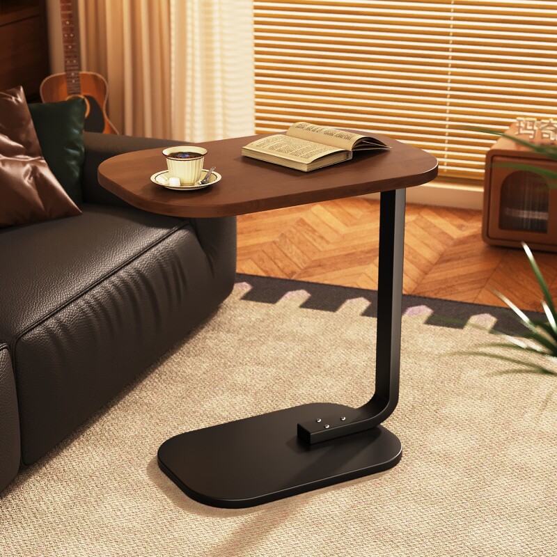 可移动沙发边几家用旋转边桌阳台可升降休闲小桌子客厅卧室置物架