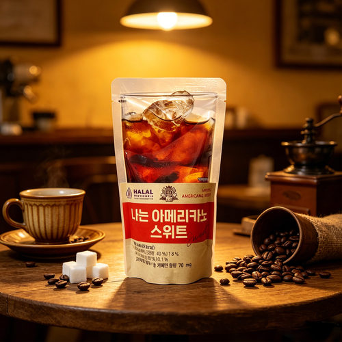 韩国进口太雄我选美式咖啡饮料休闲办公室袋装230ml/袋到期