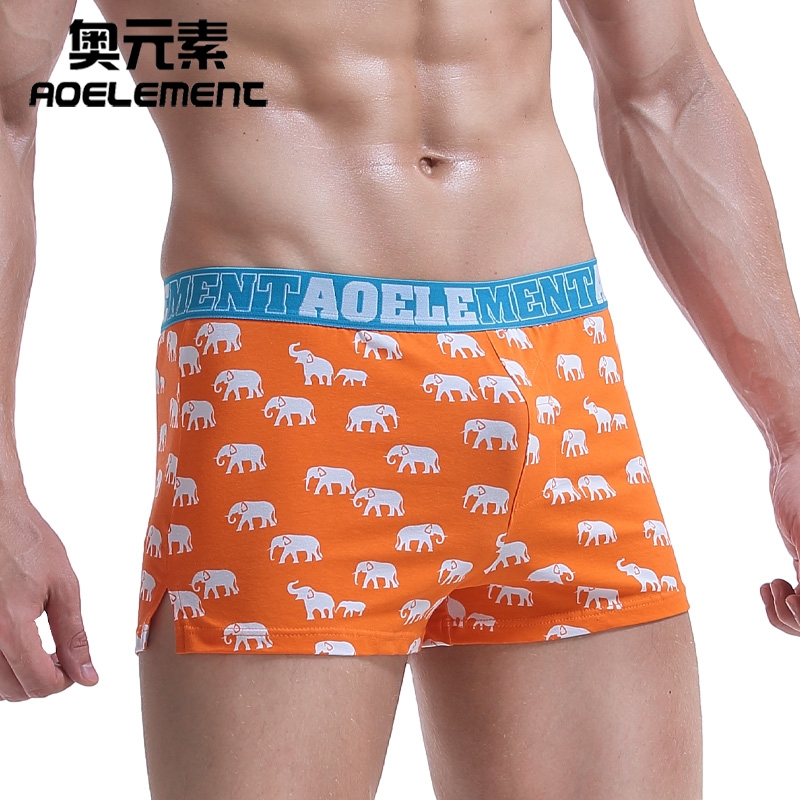 宽松男士内裤衩男平角棉质阿罗裤