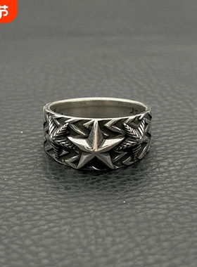 ODEK复古纳瓦霍三连星戒指大星星同款cody sanderson五角星指环