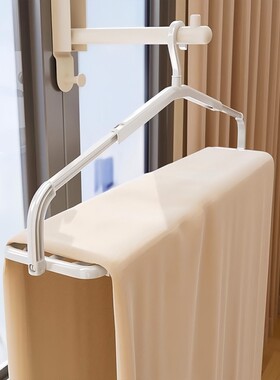 家用挂衣多功能阳台晾衣神器伸缩无痕防滑衣撑架子