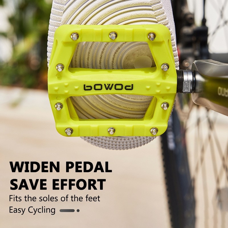 供应折叠自行车配件 骑行公路自行车脚踏板 彩色尼龙脚蹬子