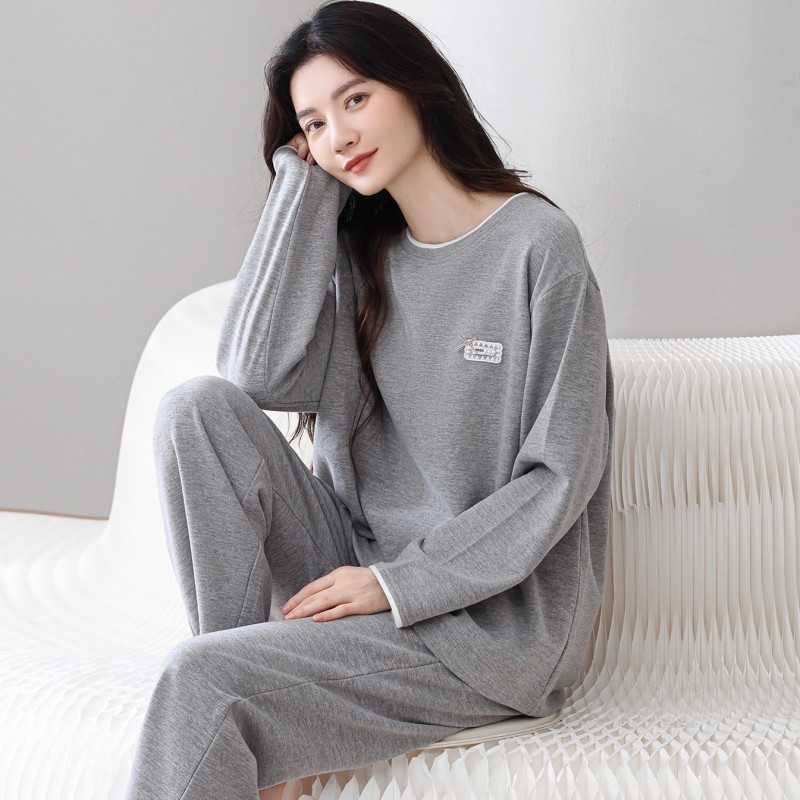 秋冬2025新款德绒睡衣女款加绒加厚女士春季家居服套装可外穿穿着