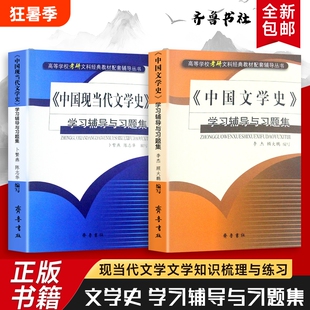 全新正版《中国文学史》学习辅导与习题集《中国现当代文学史》与助力专业提升与考研冲刺解析配套练习思想系统研究齐鲁书社历史