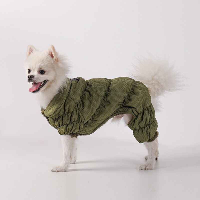 秋冬新款宠物衣服批发加厚保暖加绒棉衣法斗泰迪狗狗厂家猫咪服饰