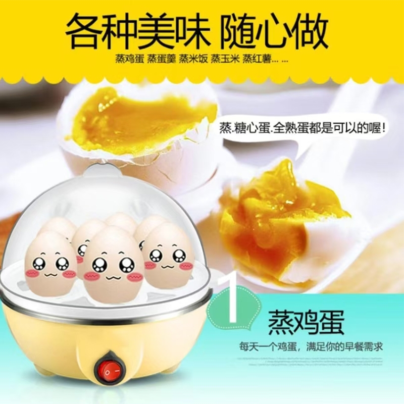 蒸蛋器自动断电小型家用多功能蒸鸡蛋羹2024新款小功率宿舍电蒸锅
