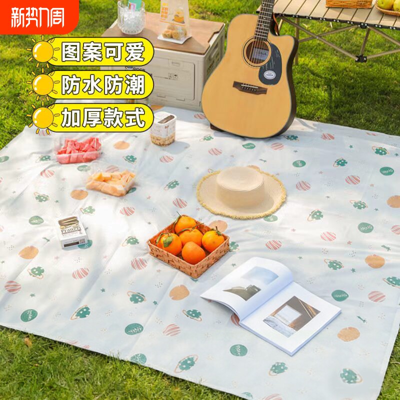 一次性野餐垫露营防潮防水户外便携春游旅行沙滩草地野餐桌布加厚