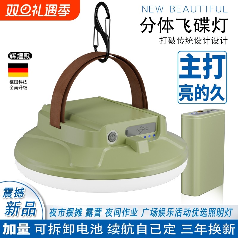 户外露营灯超长续航摆摊夜市灯帐篷充电照明灯led停电家用应急灯