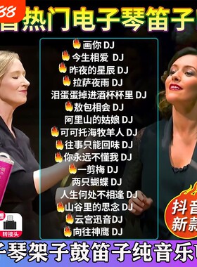 重低音抖音流行电子琴笛子纯音乐DJ车载U盘无损高音质动感嗨曲MP3