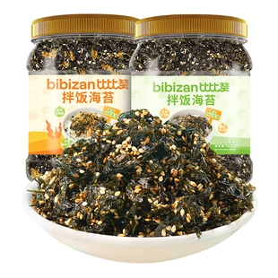 比比赞芝麻拌饭海苔多规格240g 1罐肉松罐装
