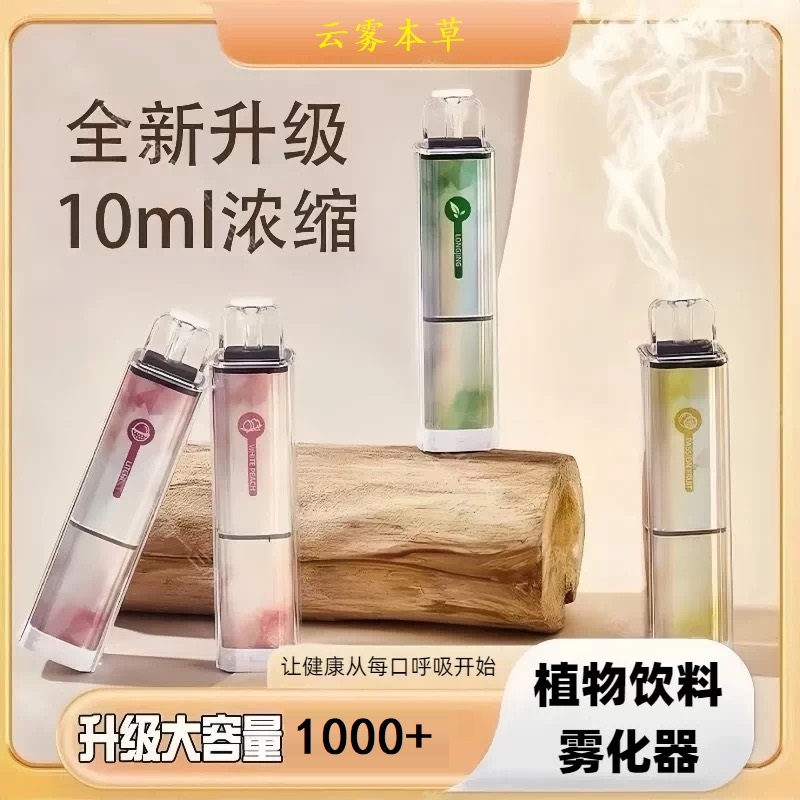 网红款电子雾化器辣妹可充电薄荷大雾量口喷雾果味便携式电子云雾