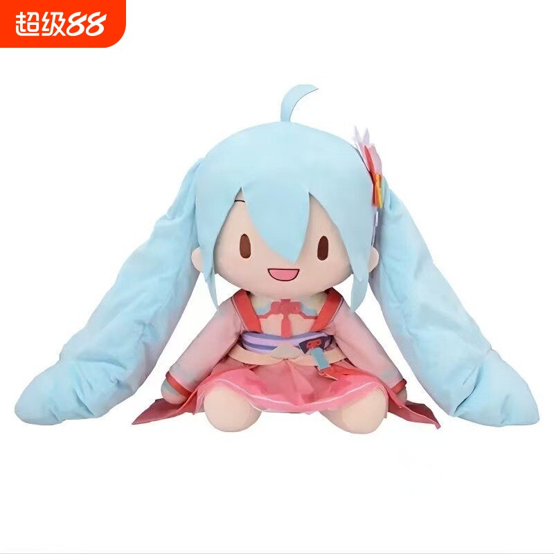 初音玩偶fufu公仔雪未来生日礼物图片