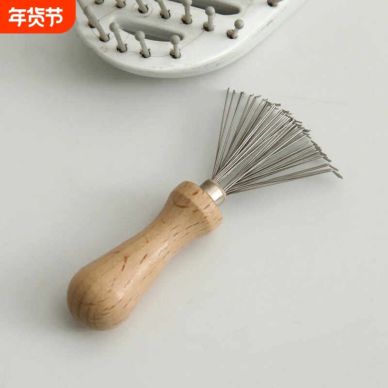 梳子清洁的好帮手气囊梳气垫梳清洁爪清洁刷子头发清理神器工具