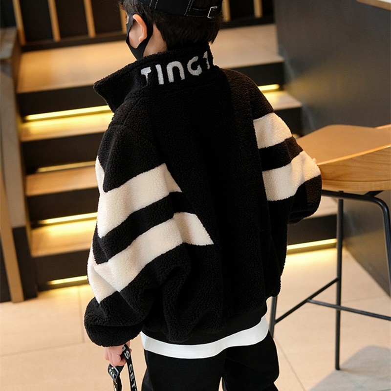 童装冬季男童加绒外套中大童女童一体绒长袖拉链保暖卫衣A261白色,童装/婴儿装/亲子装,卫衣/绒衫,淘宝优惠券,粉丝福利购,淘宝优惠卷